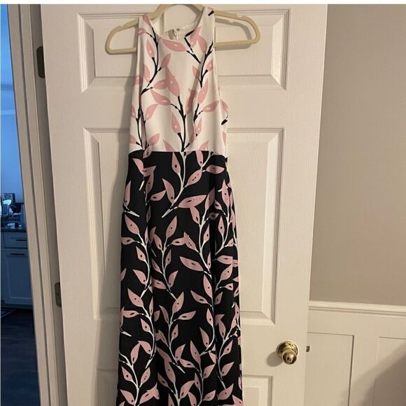 Cynthia Rowley Pastel Petal Branch Gown Long Maxi Dress Size 8 - Picture 5 of 16